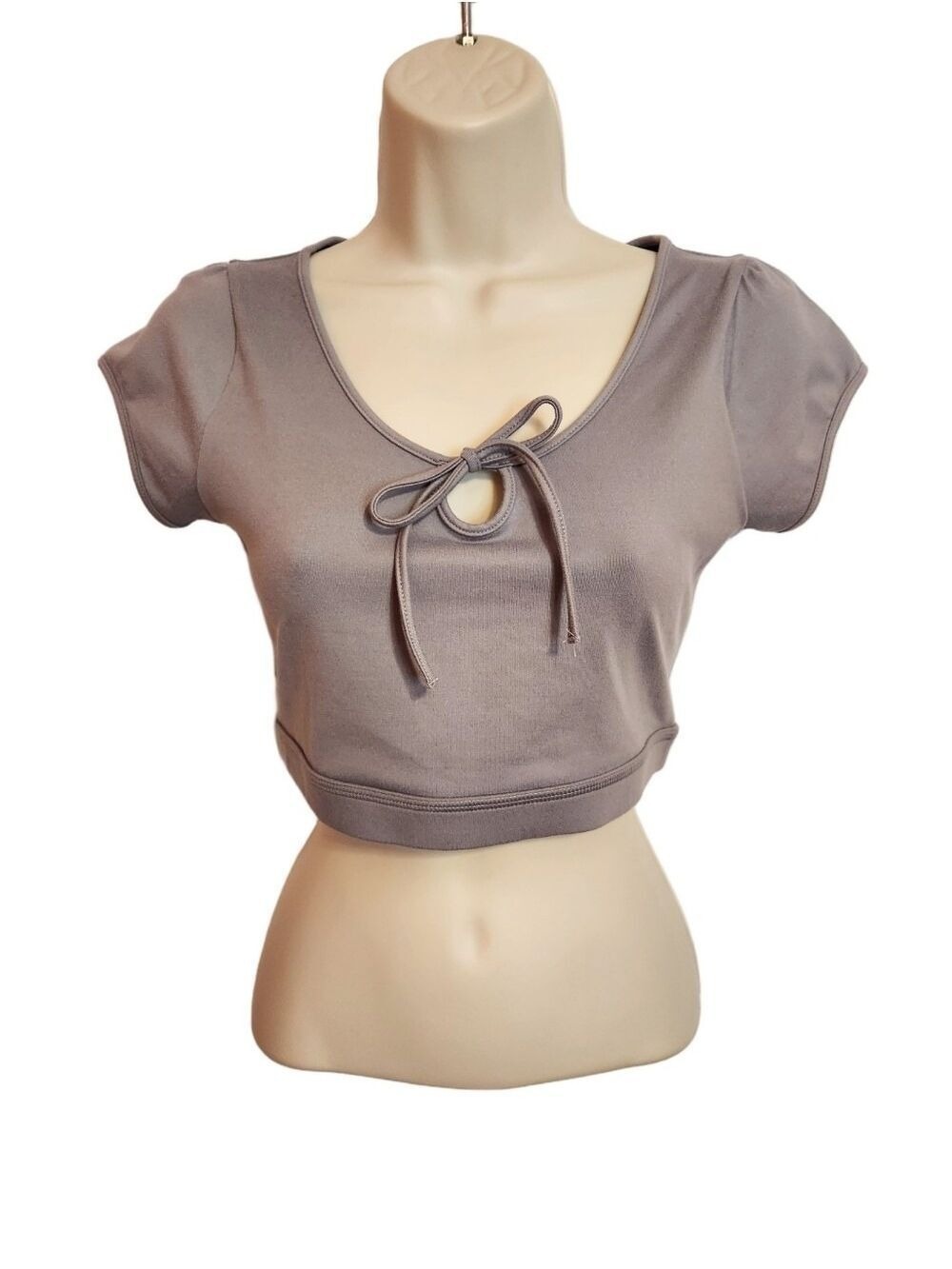 Briavia Grey Knit Top Large - Picture 2 of 7